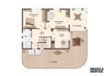 Grundriss EG - Einfamilienhaus mit Charme, einem großem Garten und einer Garage im Untergeschoß