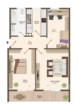 Grundriss - Charmante 3 Zimmer Wohnung (Hochparterre) mit Garage in bester Lage von Gersthofen