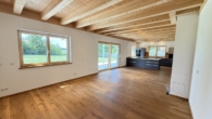 Wohnbereich mit Anschluss für einen Kachelofen - -Top Objekt- Einzigartiges Holzhaus mit über 1.900 m² Grund. Großzügig wohnen in traumhafter Lage